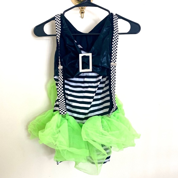 Weissman Black and Green Costume and Earrings